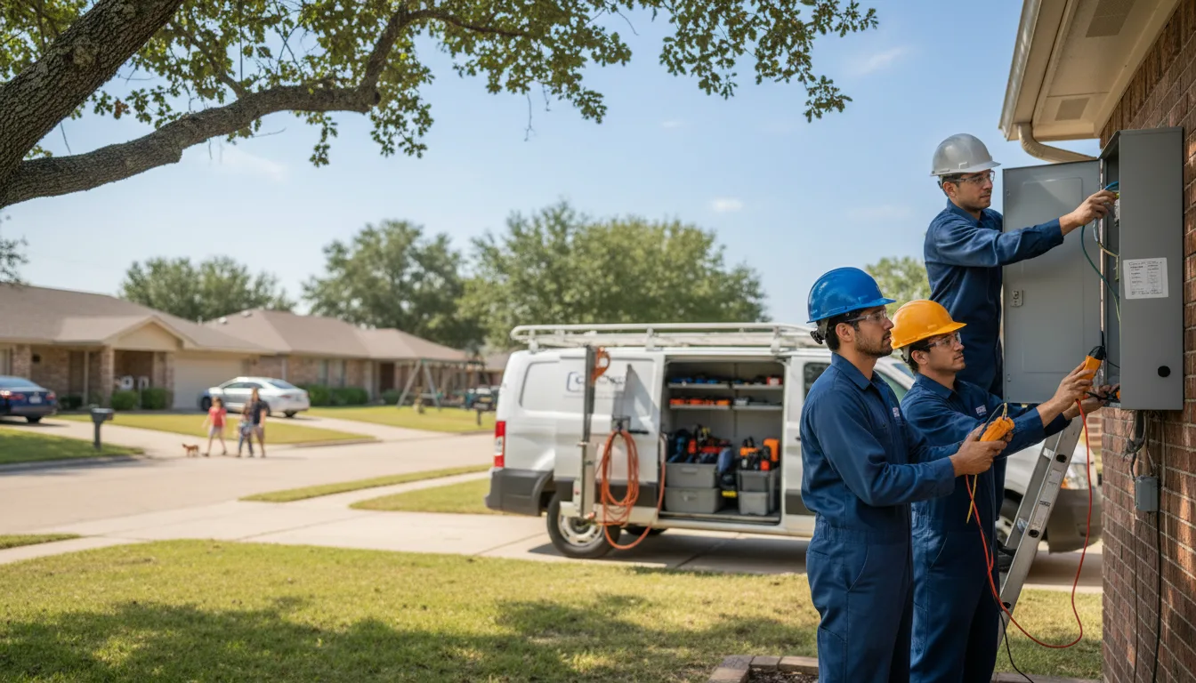 Certified electrician providing emergency electrical services in Sherman, NY